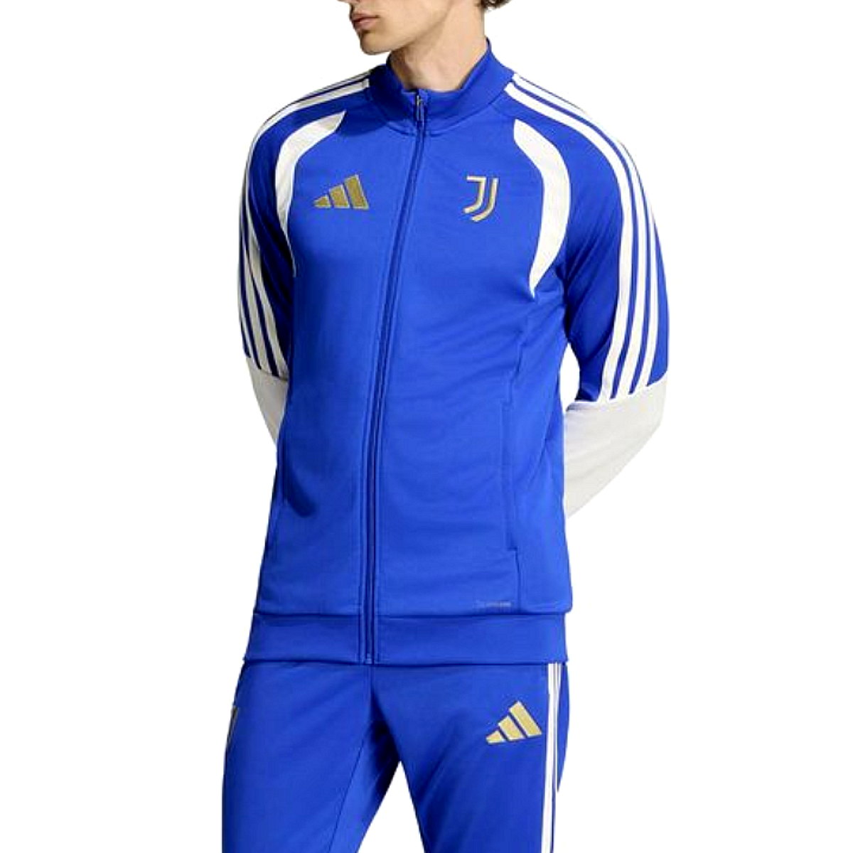 Juventus blue training presentation bench tracksuit 2026/27 - Adidas